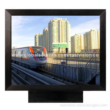 19-inch Quad screen CCTV LCD Monitors, VGA/BNC/HDMI Available